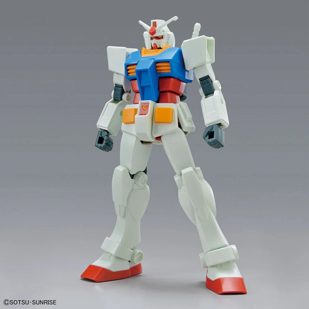 Bandai - Gunpla - EG 1/144 - Mobile Suit Gundam - RX-78-2 Gundam (Full Weapon Set)
