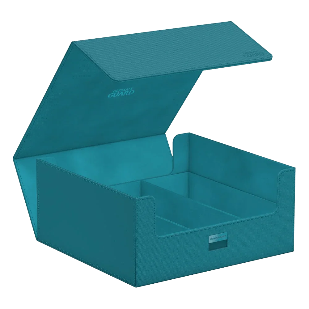 Ultimate Guard - Treasurehive XenoSkin - 90+ Magnetic Card Case - Monocolor Petrol