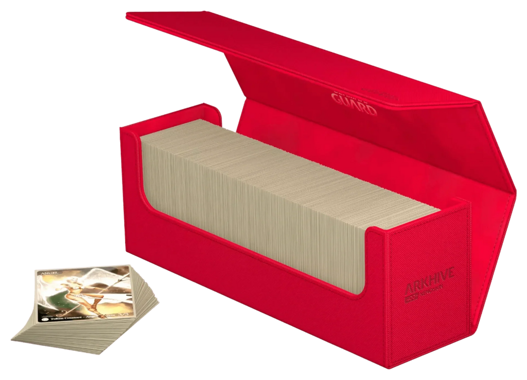 Ultimate Guard - Arkhive XenoSkin - 400+ Card Case - Monocolor Red