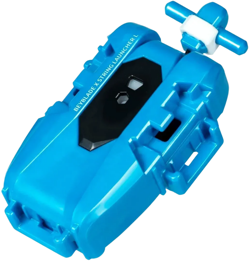 Beyblade X - Deluxe Left-Spin String Launcher Set - Cobalt Dragoon 2-60C