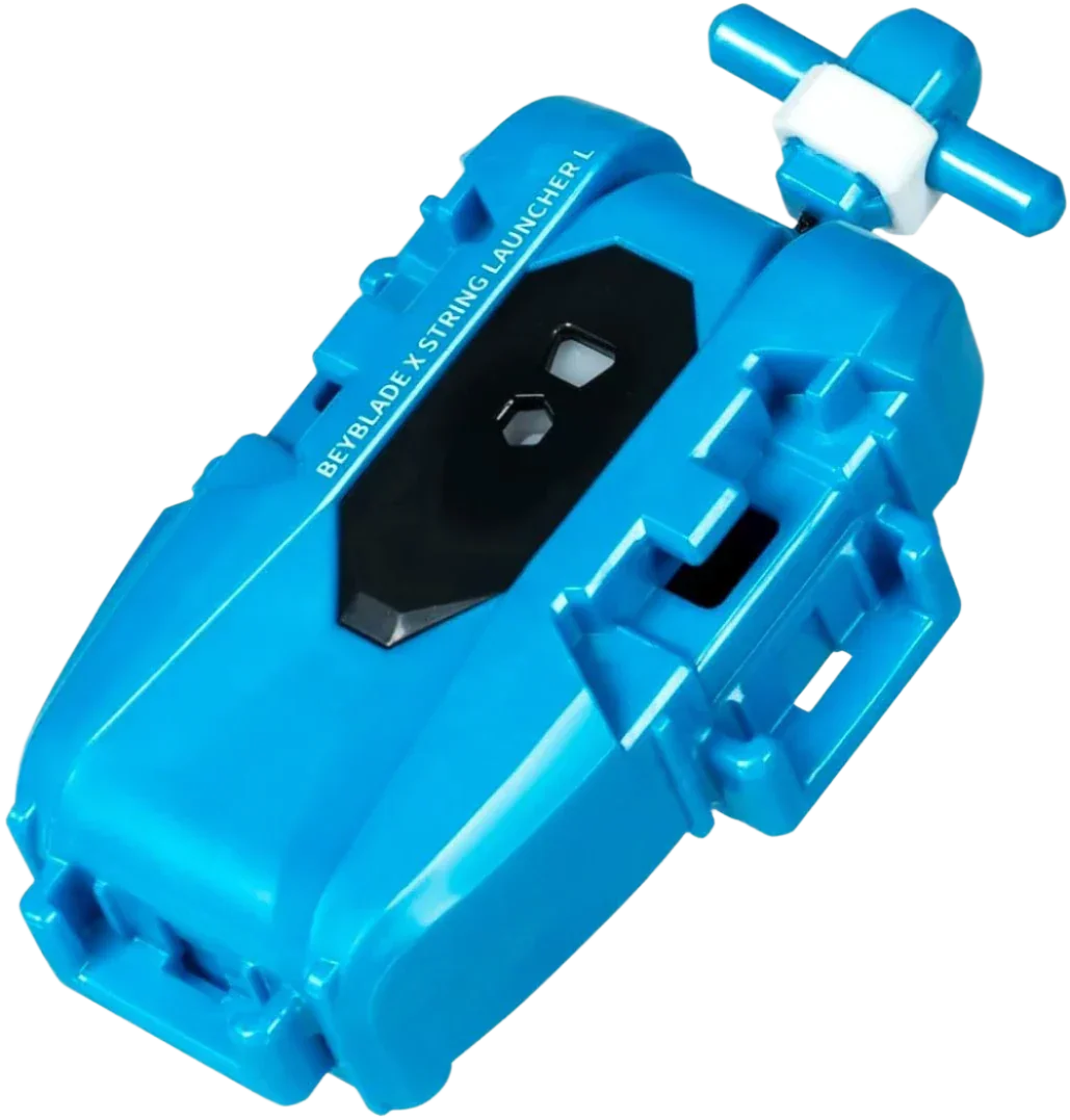 Beyblade X - Deluxe Left-Spin String Launcher Set - Cobalt Dragoon 2-60C