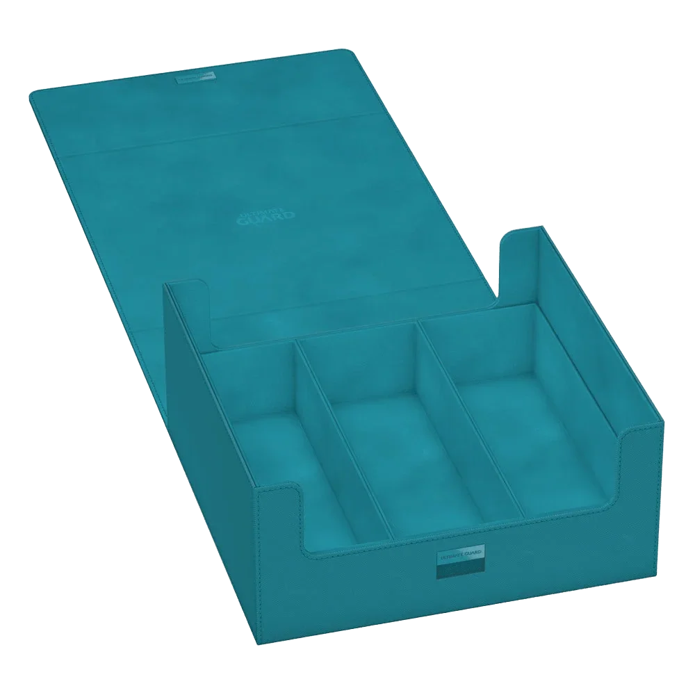 Ultimate Guard - Treasurehive XenoSkin - 90+ Magnetic Card Case - Monocolor Petrol