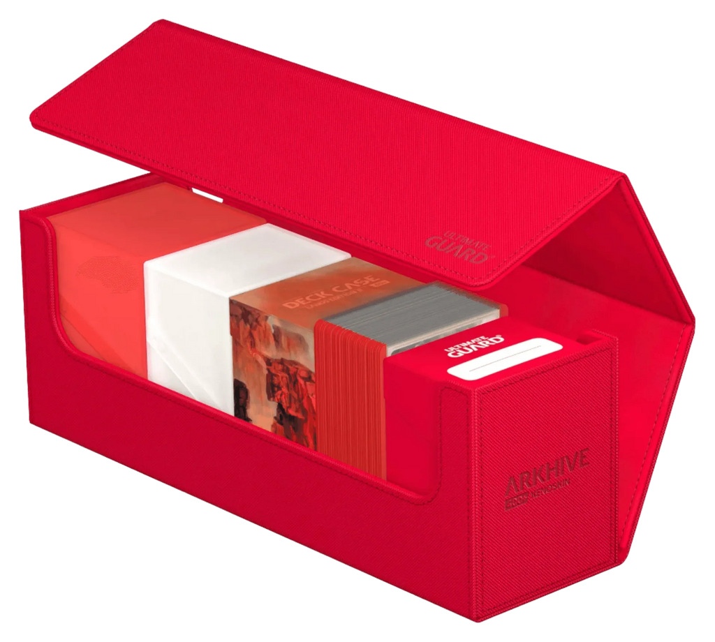 Ultimate Guard - Arkhive XenoSkin - 400+ Card Case - Monocolor Red