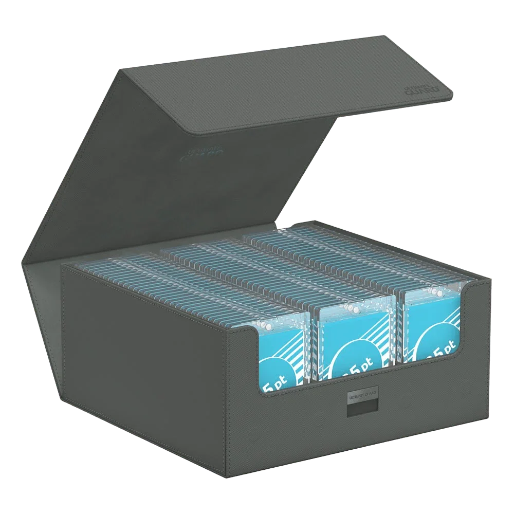 Ultimate Guard - Treasurehive XenoSkin - 90+ Magnetic Card Case - Monocolor Grey