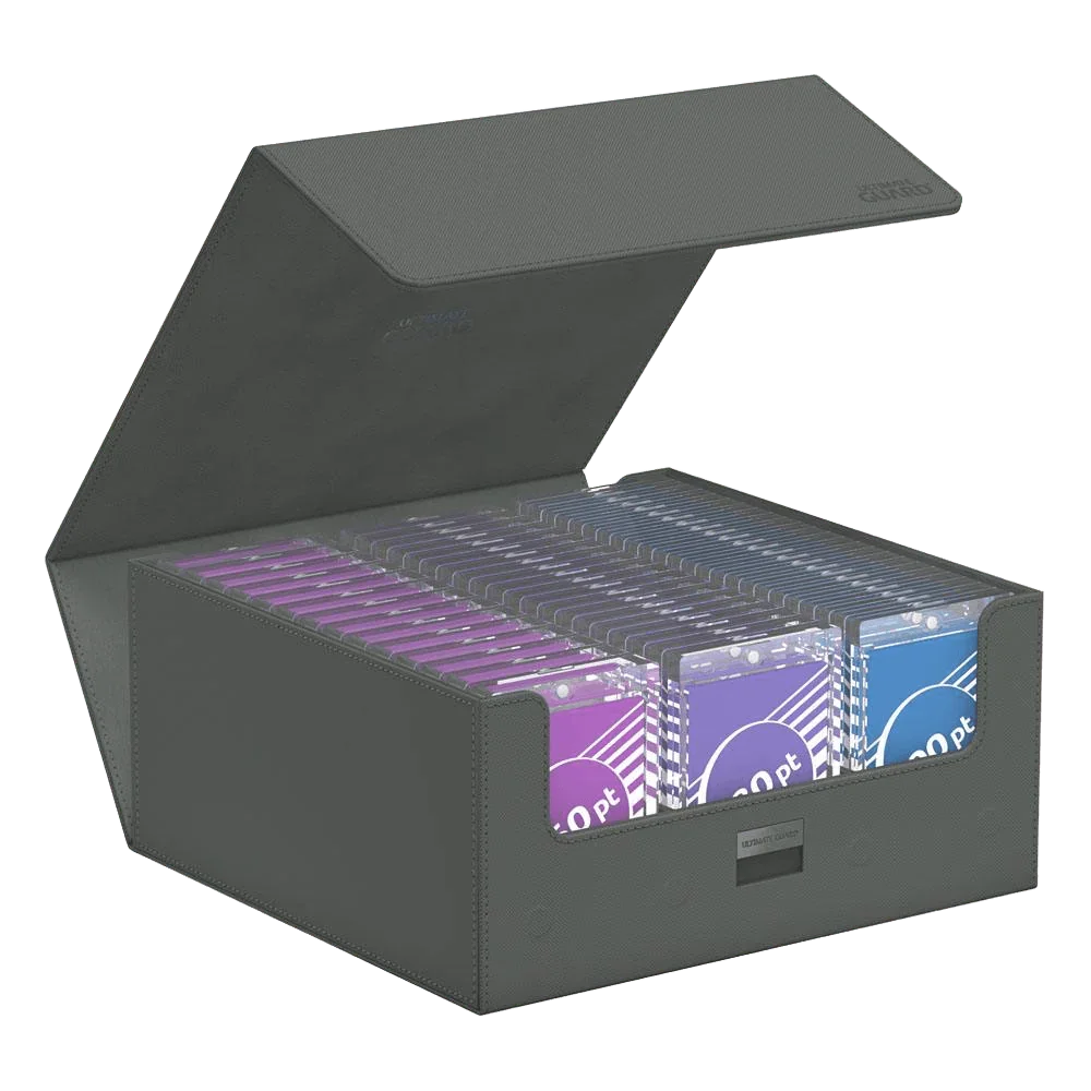 Ultimate Guard - Treasurehive XenoSkin - 90+ Magnetic Card Case - Monocolor Grey