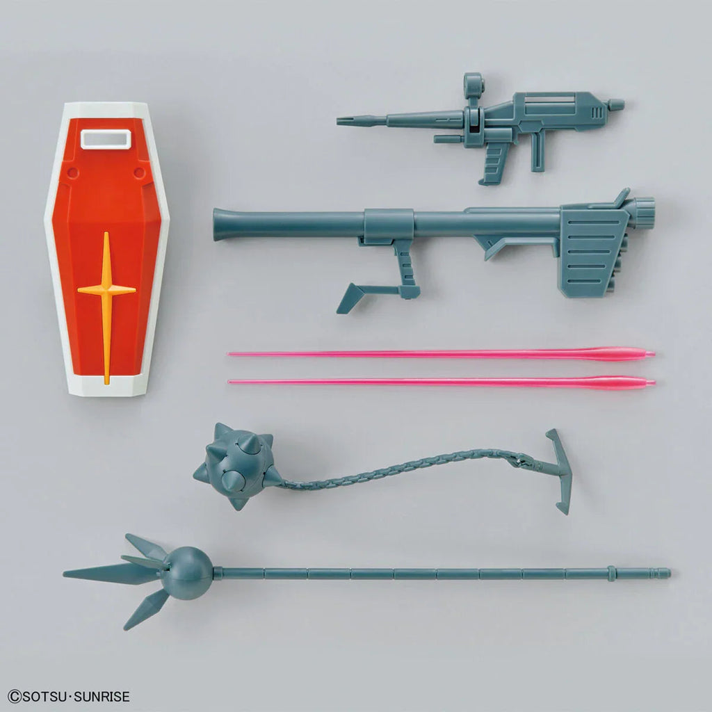 Bandai - Gunpla - EG 1/144 - Mobile Suit Gundam - RX-78-2 Gundam (Full Weapon Set)