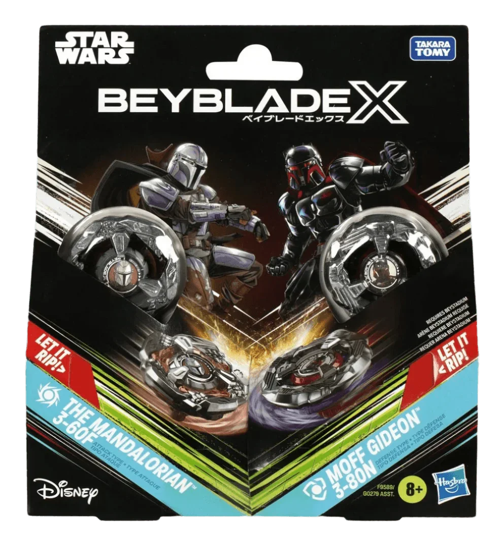 Beyblade X - Star Wars - The Mandalorian 3-60F vs Moff Gideon 3-80N