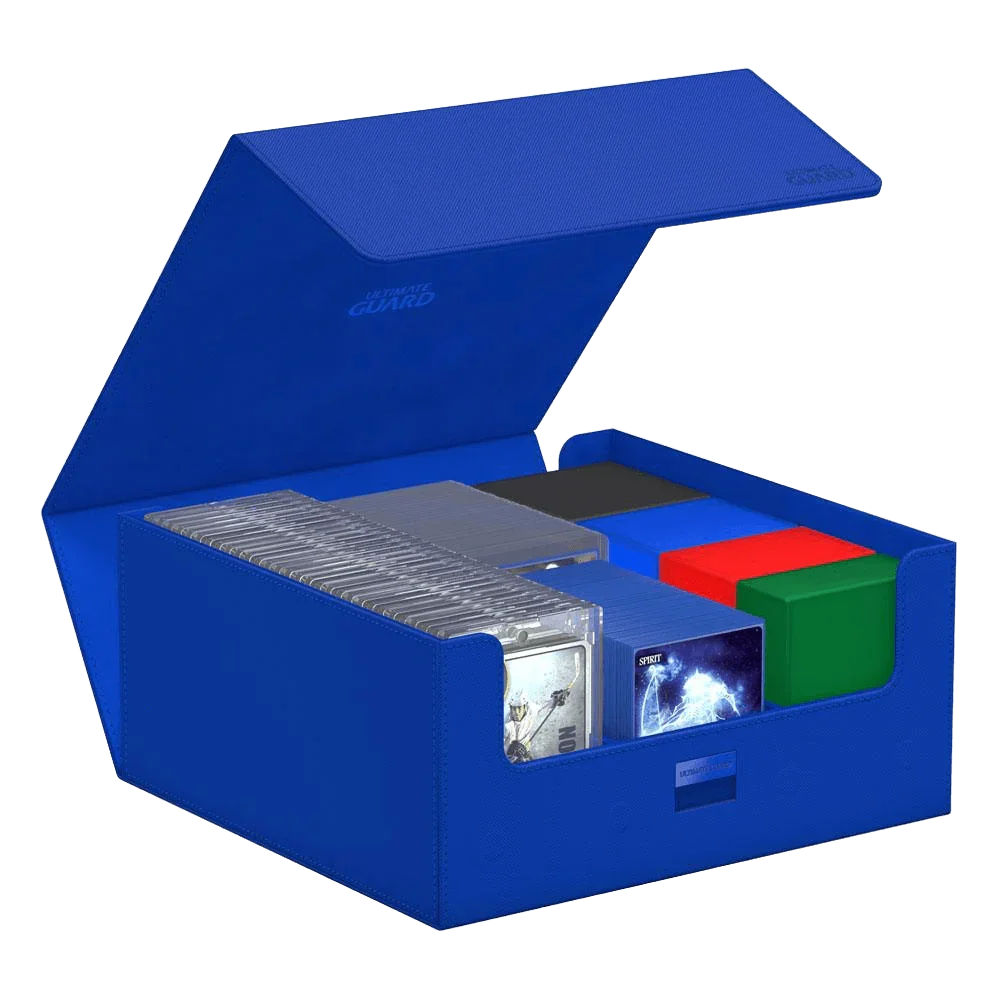 Ultimate Guard - Treasurehive XenoSkin - 90+ Magnetic Card Case - Monocolor Blue