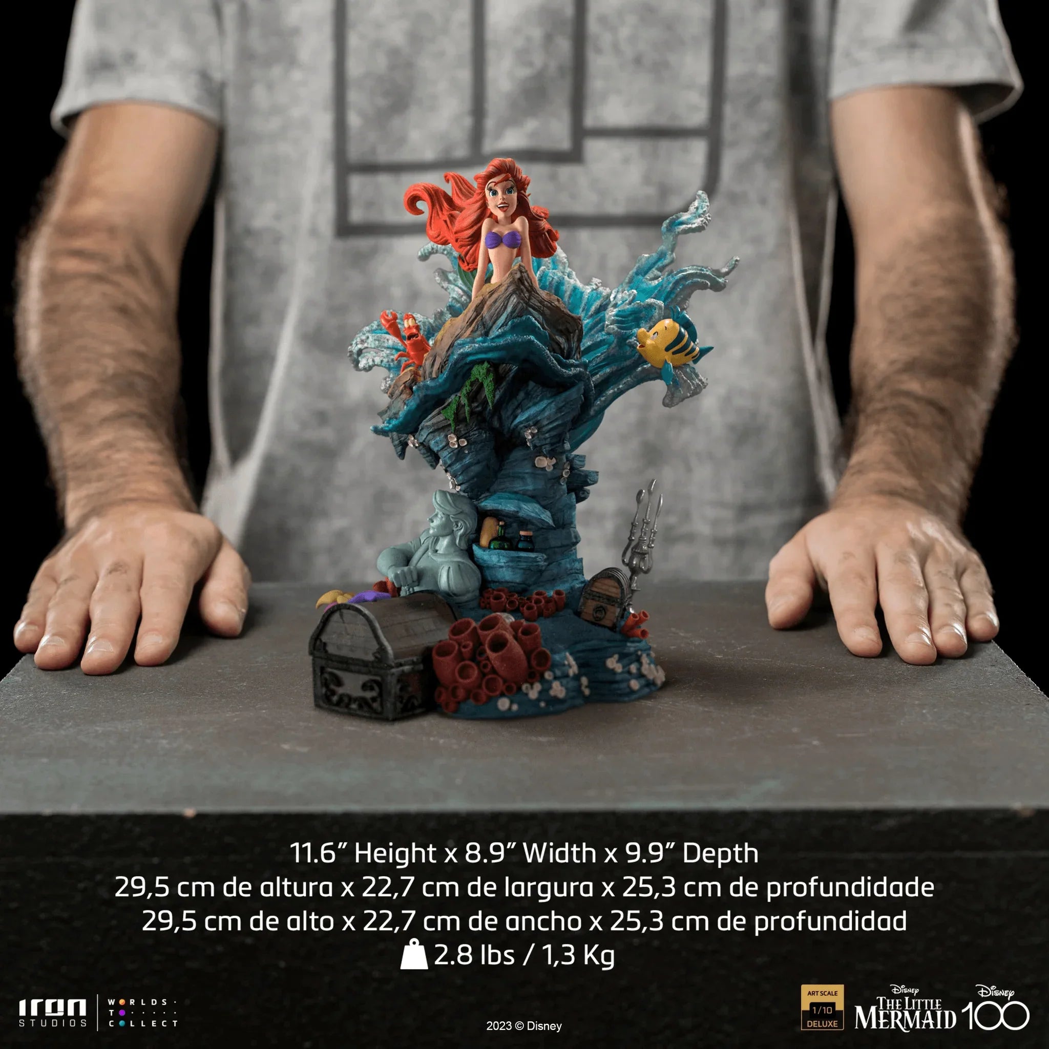 Iron Studios - Disney 100th - Little Mermaid - Deluxe Art Scale Statue 1/10