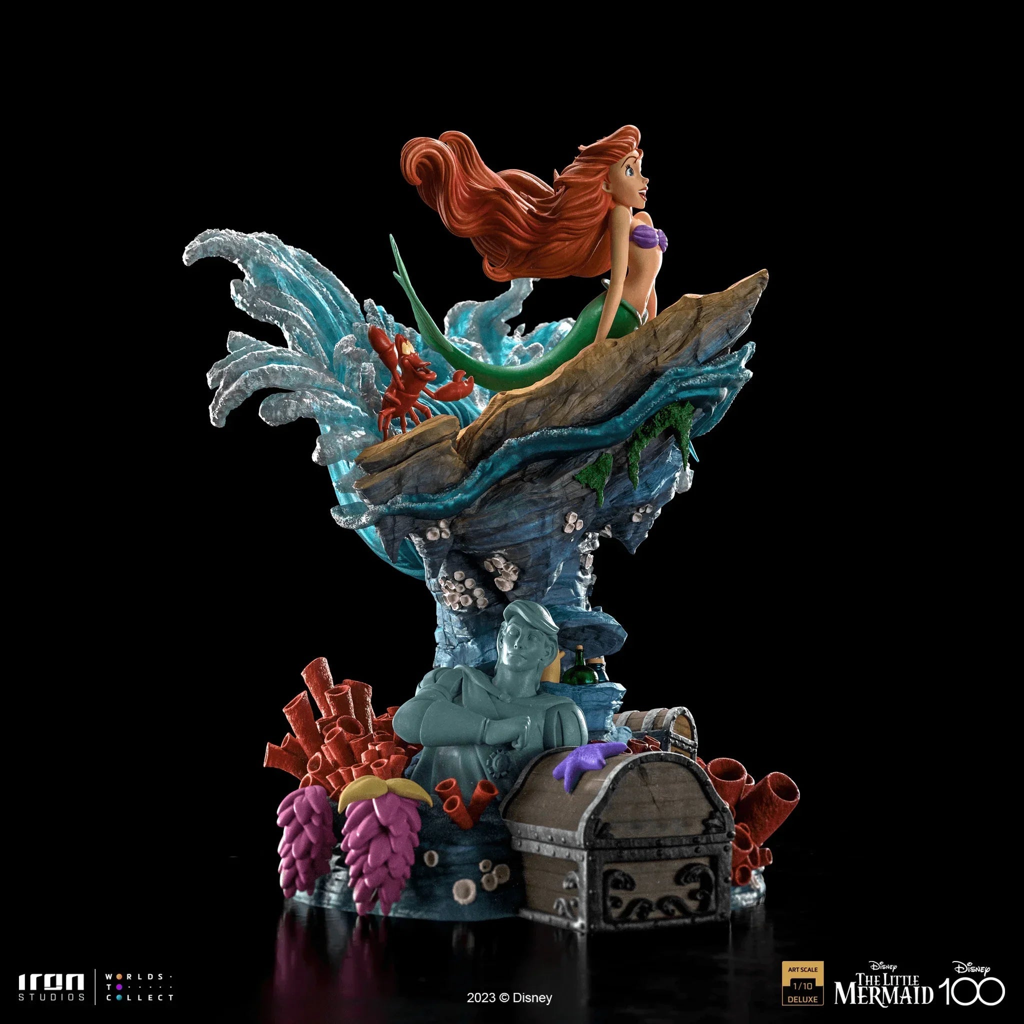 Iron Studios - Disney 100th - Little Mermaid - Deluxe Art Scale Statue 1/10