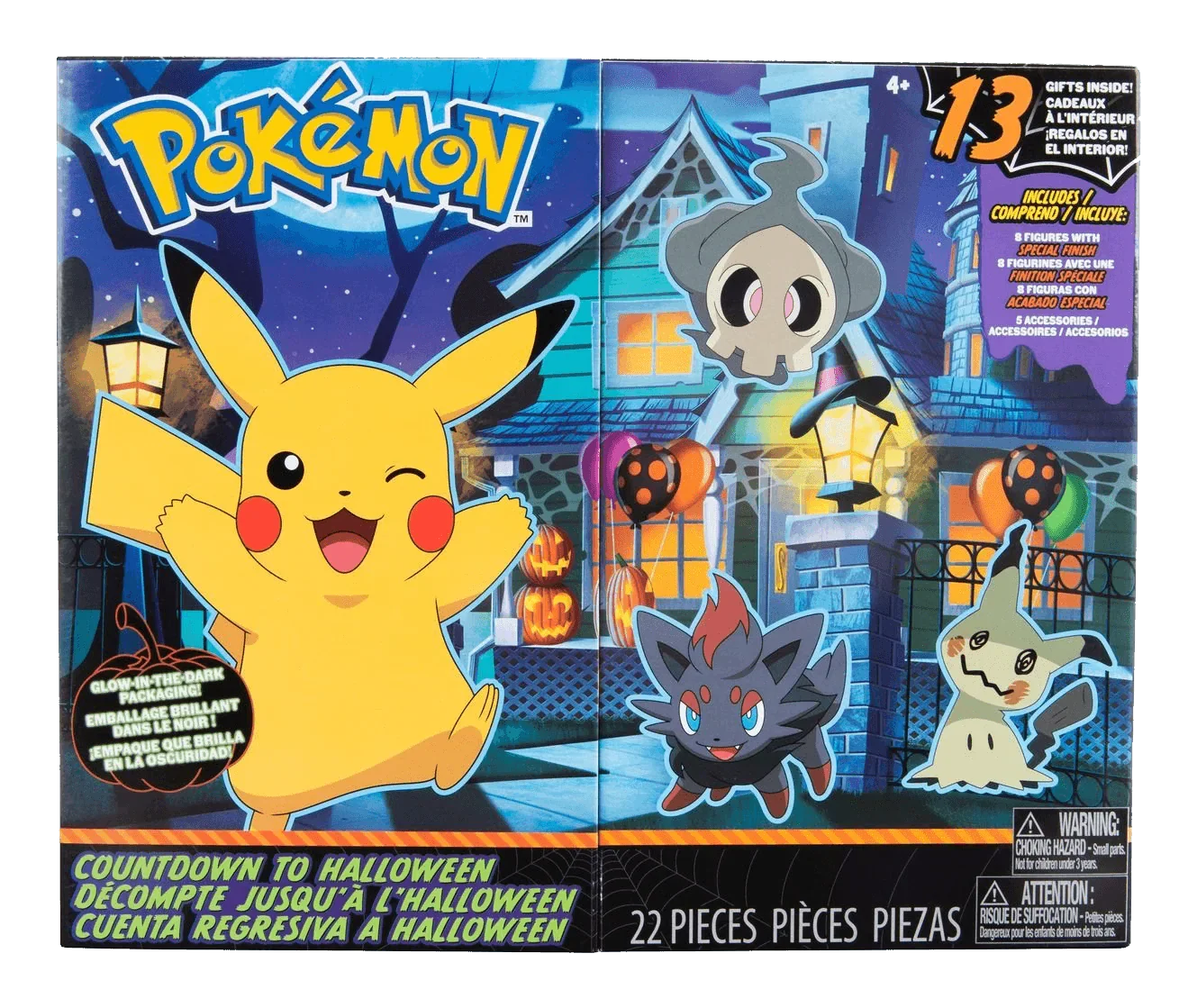 Jazwares - Pokemon Halloween Countdown Calendar