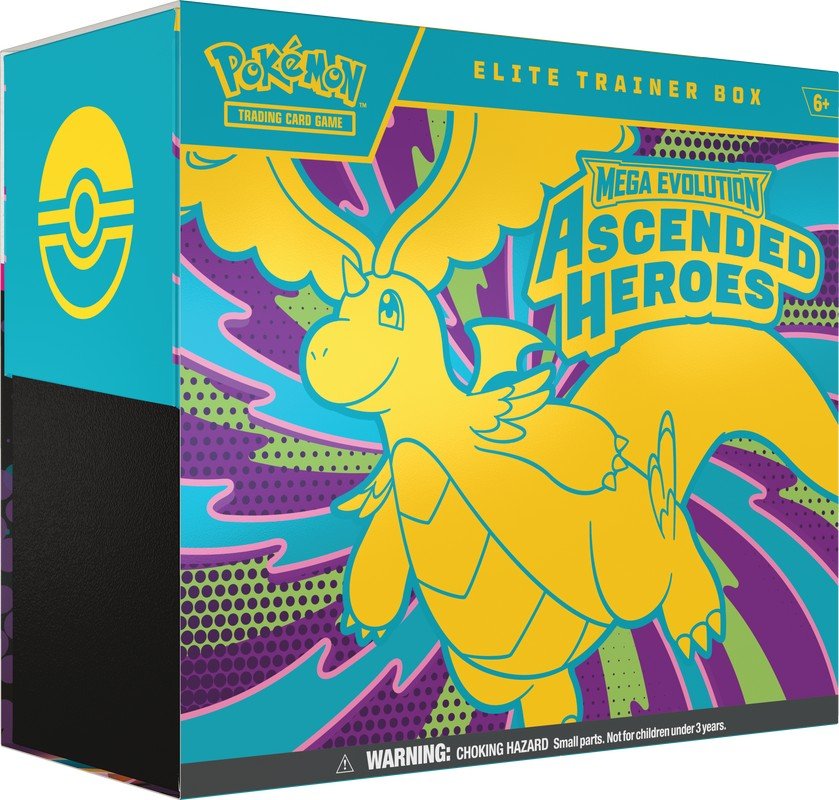 Pokemon Mega Evolution 2.5 Ascended Heroes Elite Trainer Box with Promo and 9 Booster Packs *PRE-ORDER* Release Date: 02/20/2026
