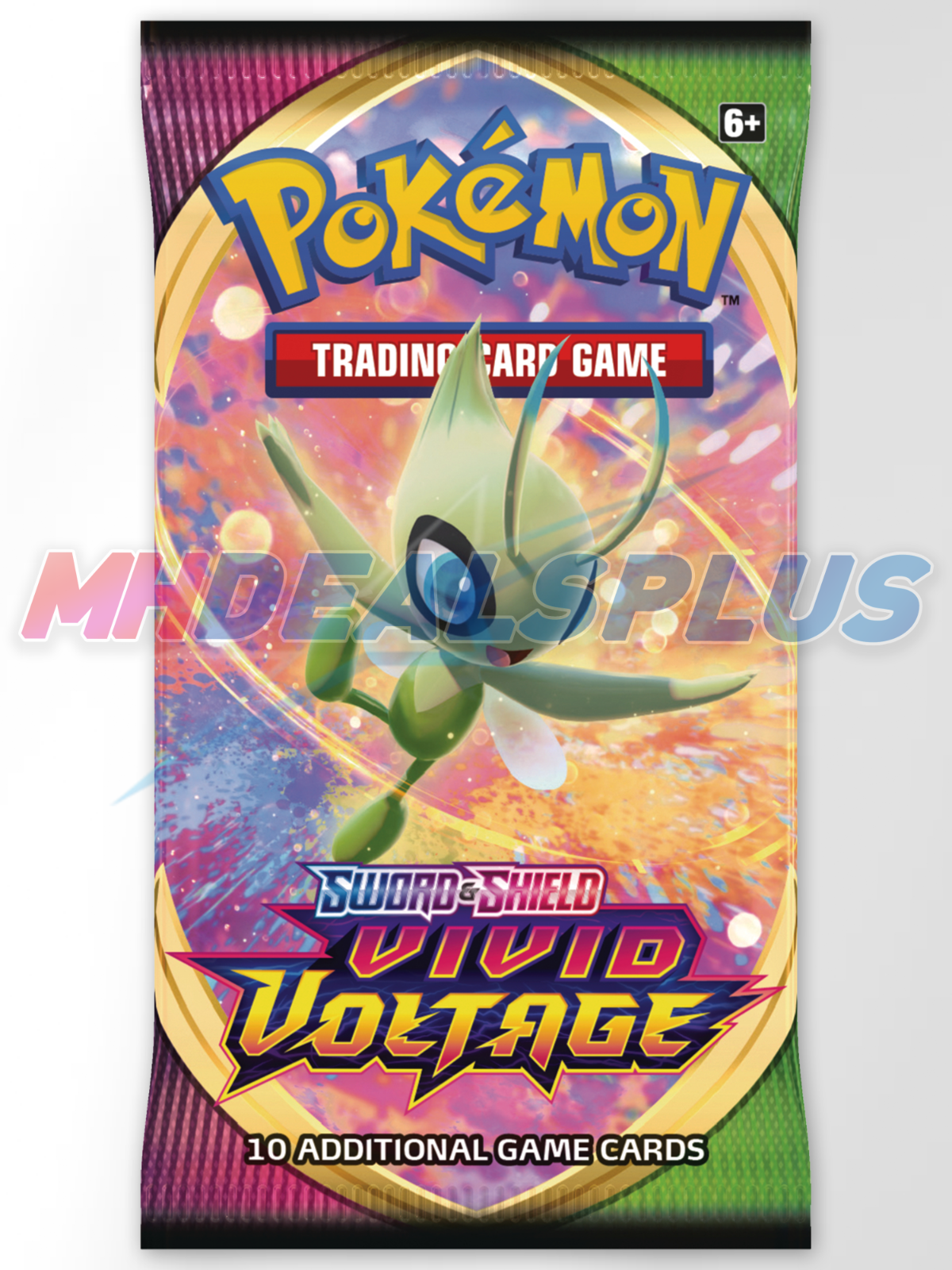 Pokemon TCG Sword & Shield Vivid Voltage Checklane Blister Sealed Case - 16 Blister Packs
