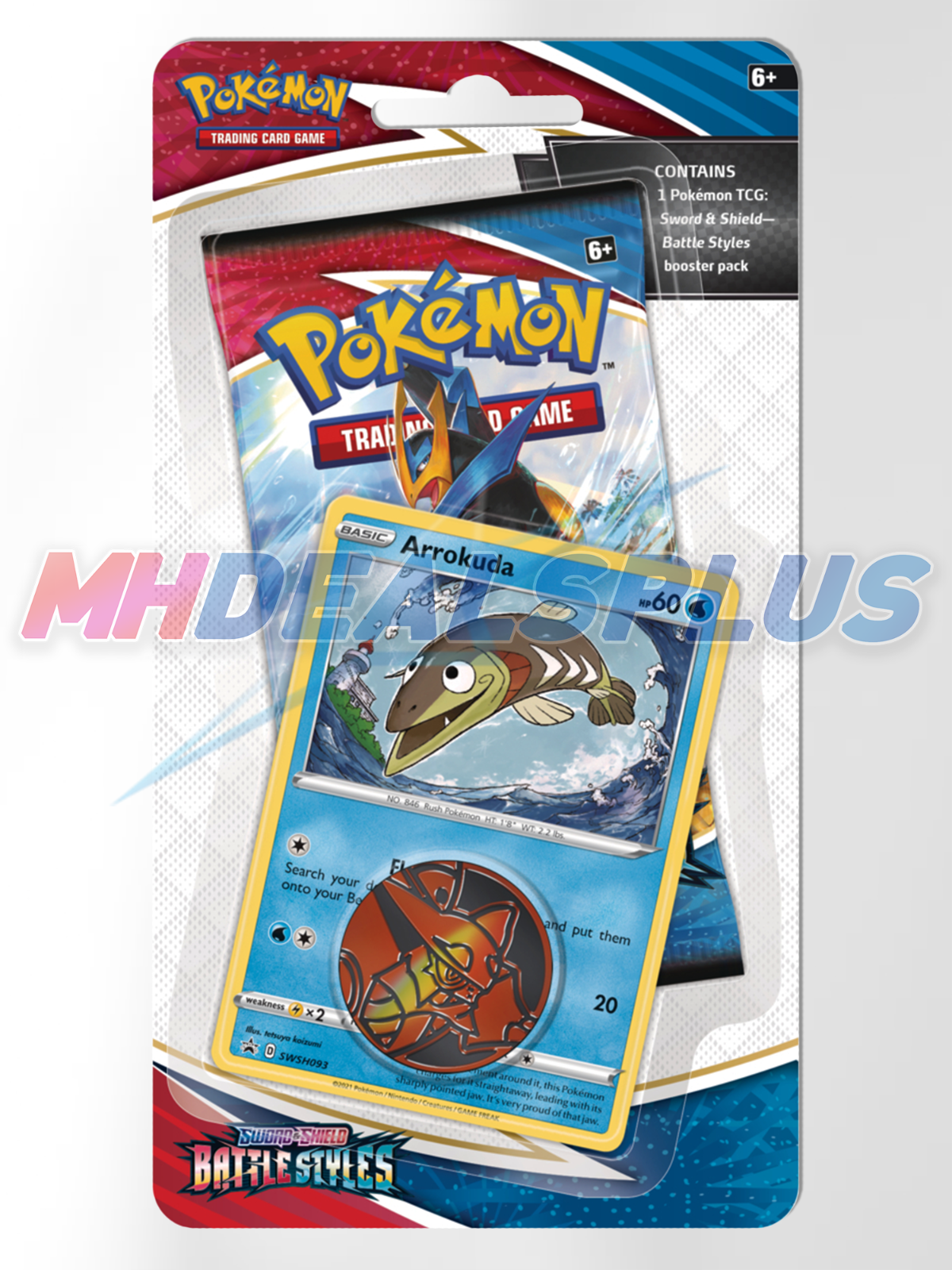 Pokemon TCG Battle Styles Checklane Blister Sealed Case - 16 Blister Packs