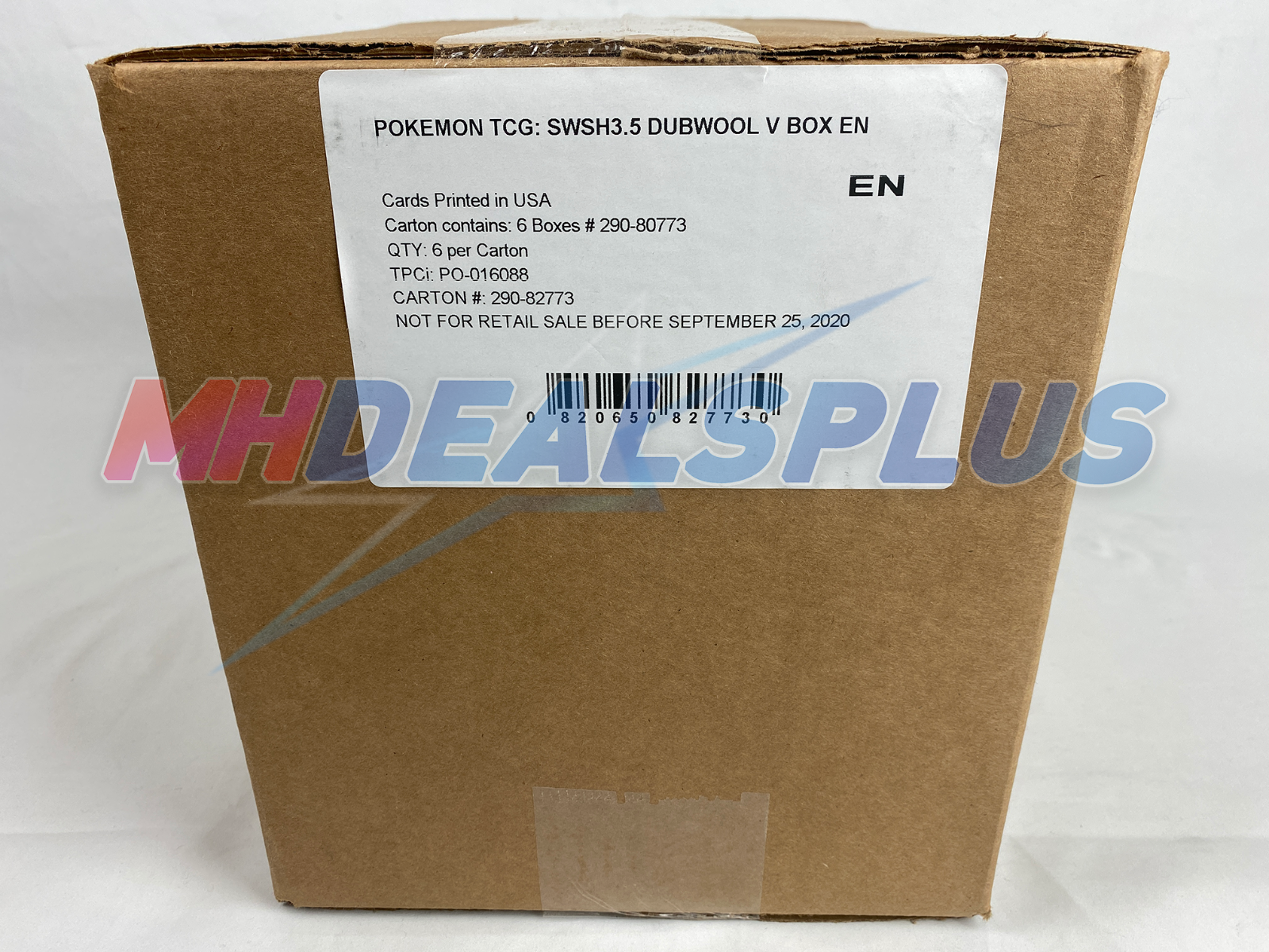 Pokemon TCG Champion's Path Dubwool V Collection Box Sealed Case - 6 Boxes