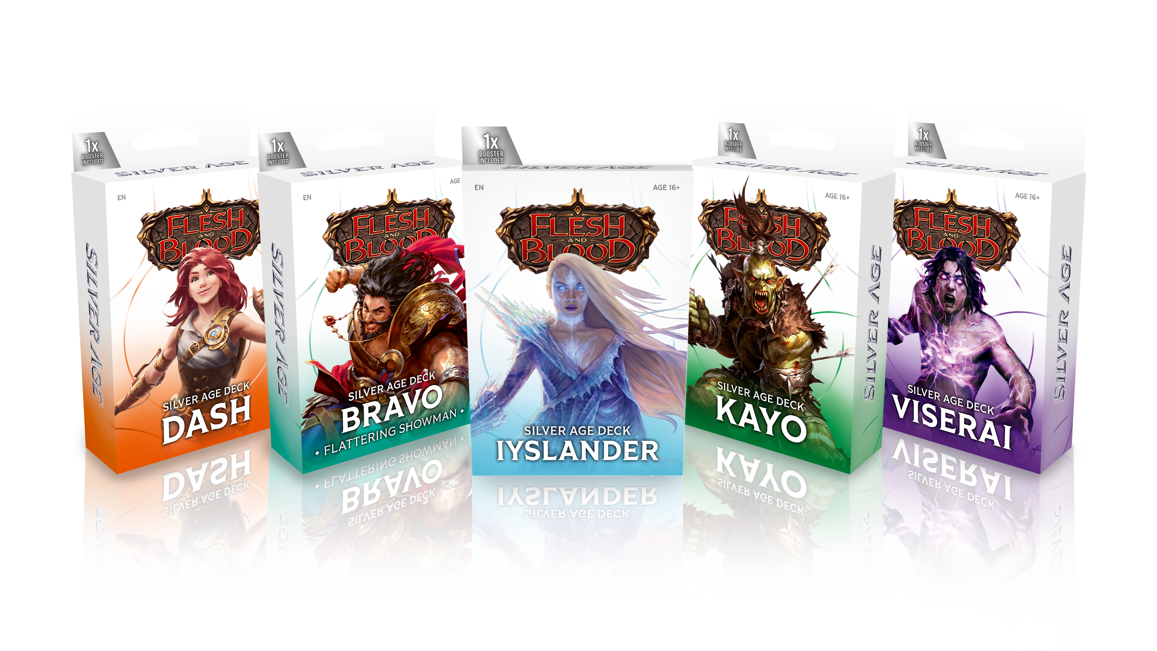 Flesh and Blood TCG - Silver Age - Chapter 1 - Counter Display Unit (10x Decks)