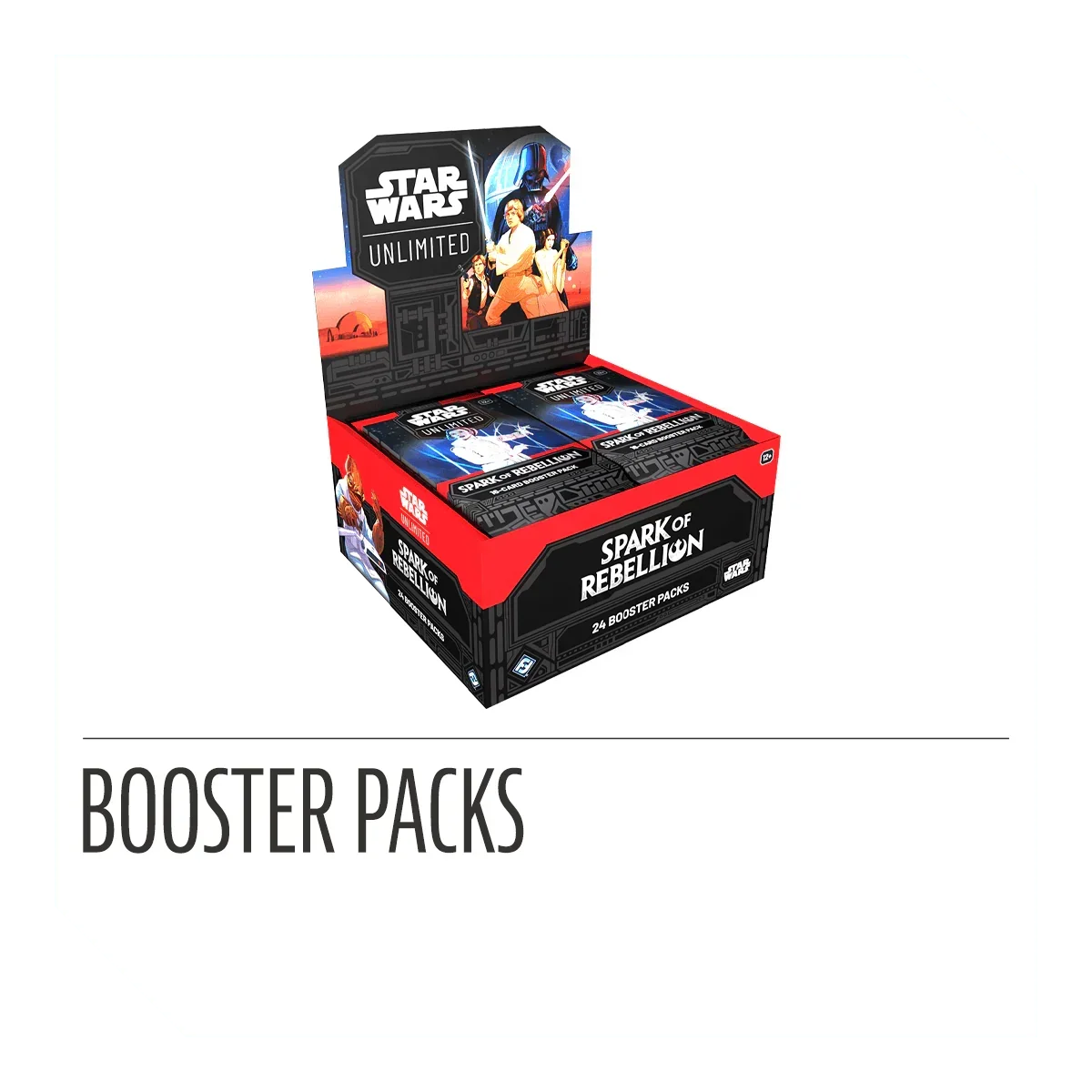 Star Wars: Unlimited - Spark of Rebellion - Booster Box (24x Packs)